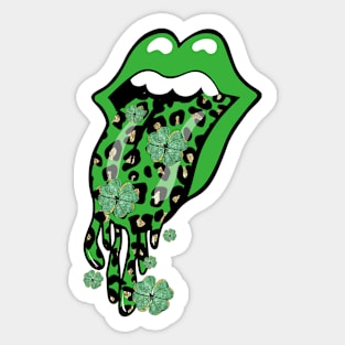 St. Patrick's Day Lips Sticker